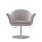 Manhattan Comfort Voyager Swivel Adjustable Accent Chair in Barley and Brushed Metal AC051-BA - alternate 2